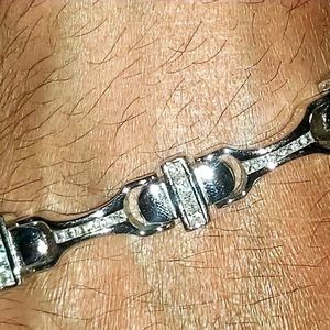 Men's sterling silver designer bracelet